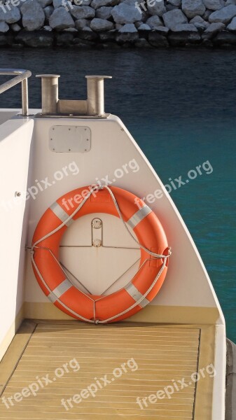 Life Buoy Boat Ship Buoy Sea