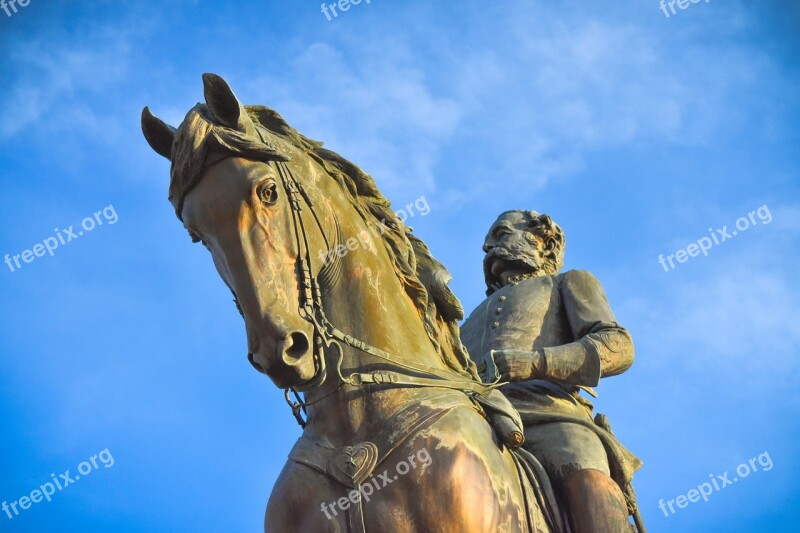 Wade Hampton Statue Columbia Sc Horse