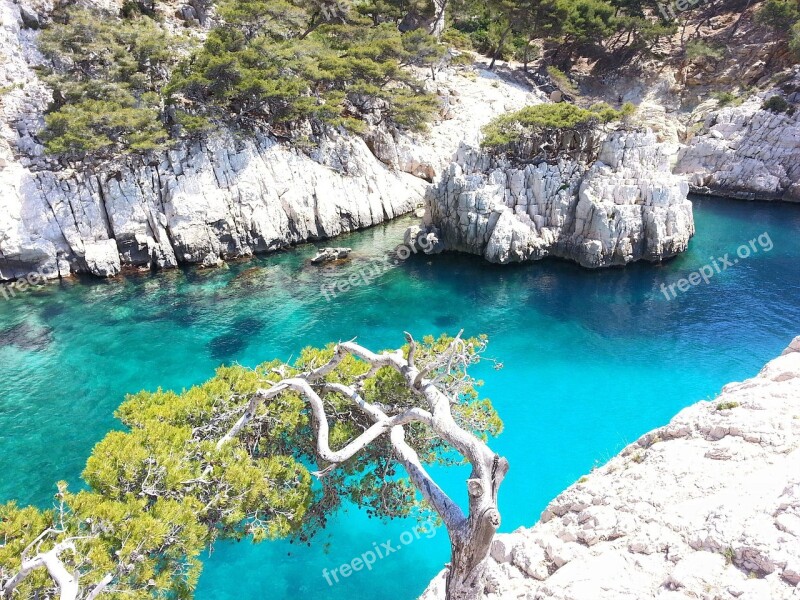 Creeks Sea Marseille Blue France