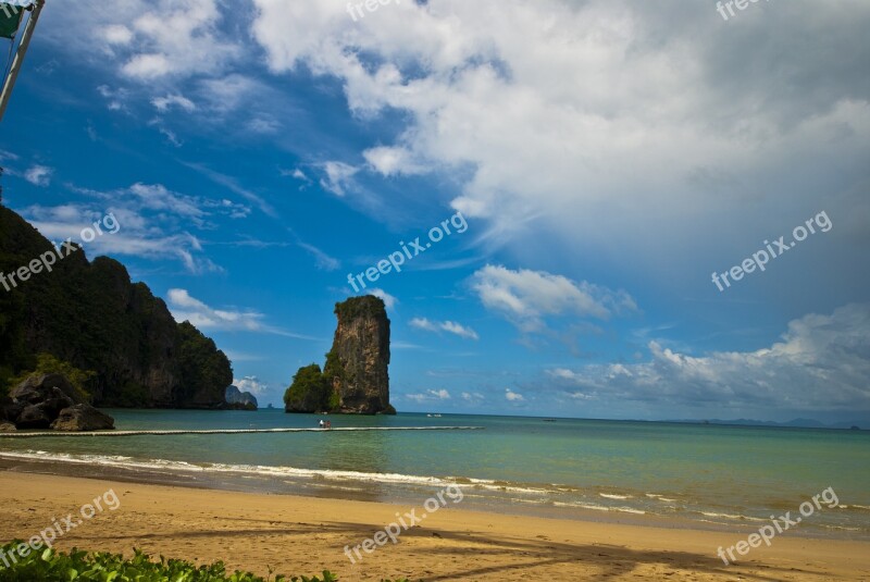 Asia Thailand Travel Beach Krabi