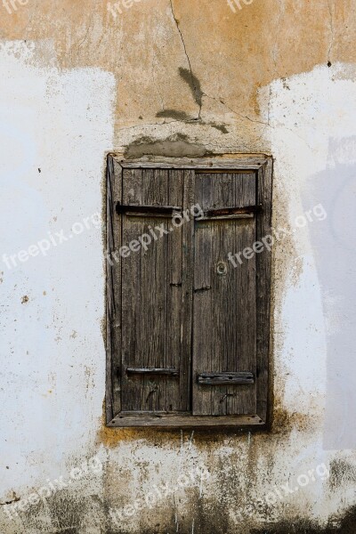 Window Wooden Old Aged Weathered