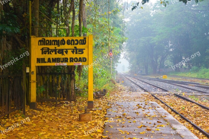 India Indian Railway Station Indian Railway Railway Track Railway Station