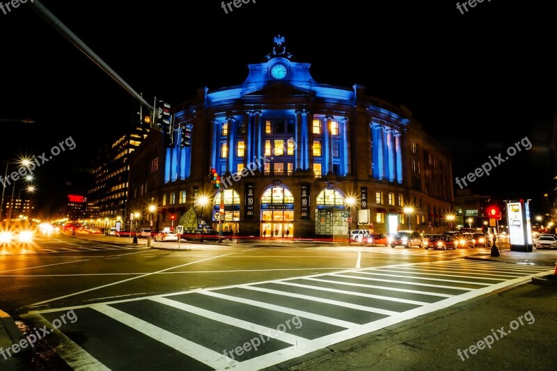 Boston Massachusetts City Cityscape Urban