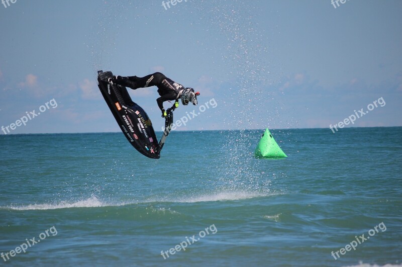 Jet Ski Backflip Backie Chan Action Sports Lake Michigan