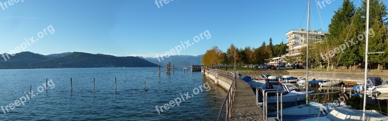 Lago Maggiore Lake Hotel Boat Isbra