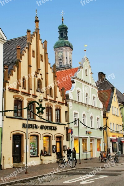 Freising Bavaria Germany Historic Center Church