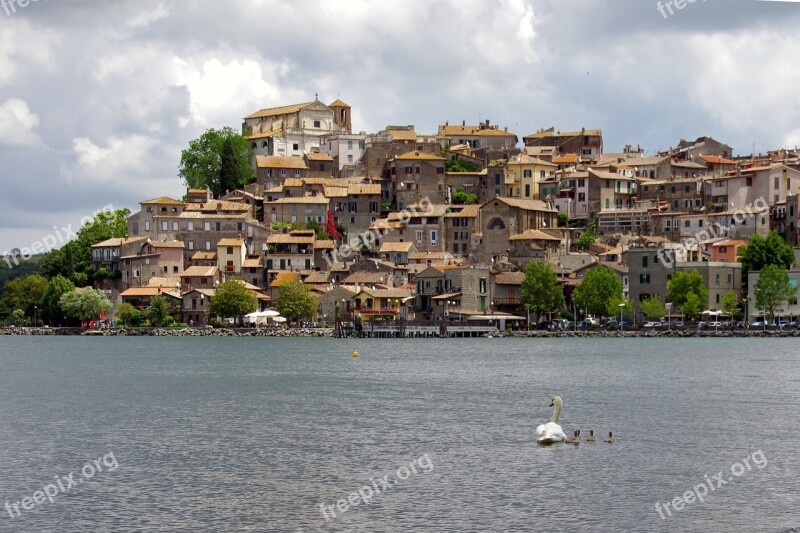 Anguillara Lake Bracciano Rome Lazio Italy