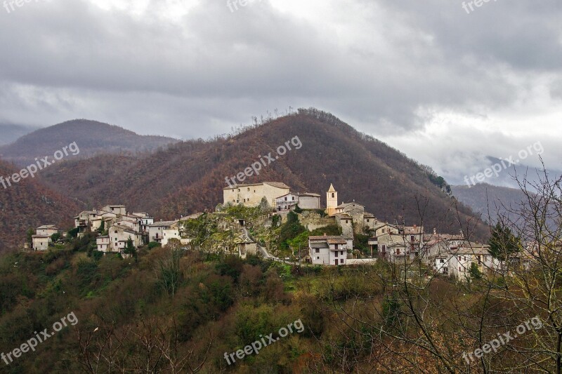 Posticciola Rock Sinibalda Italy Lazio Rieti