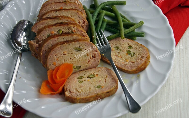 Meatloaf Italian Cuisine Typical Dish Second Course Eat