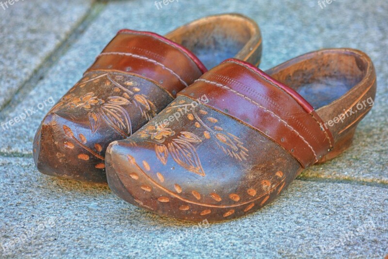 Clogs Wood Farm Field Tradition