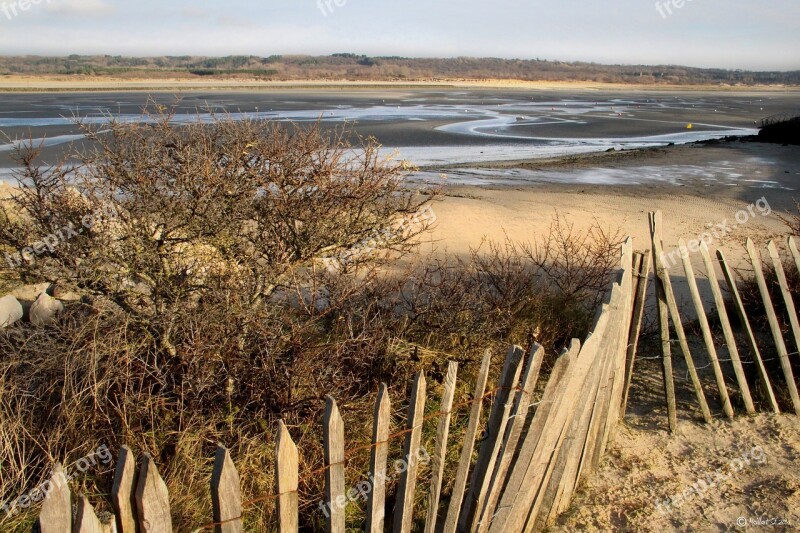 Bay Canche Landscape Sea Sides