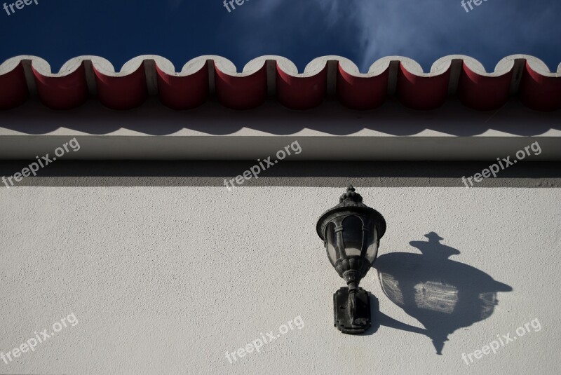 Abstract Roof Home Lamp Facade