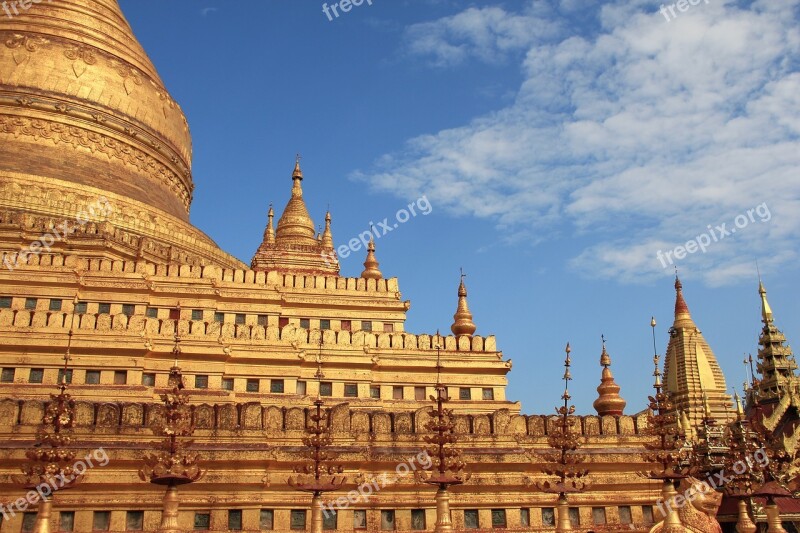 Myanmar Bagan Temple Buddism Sacred