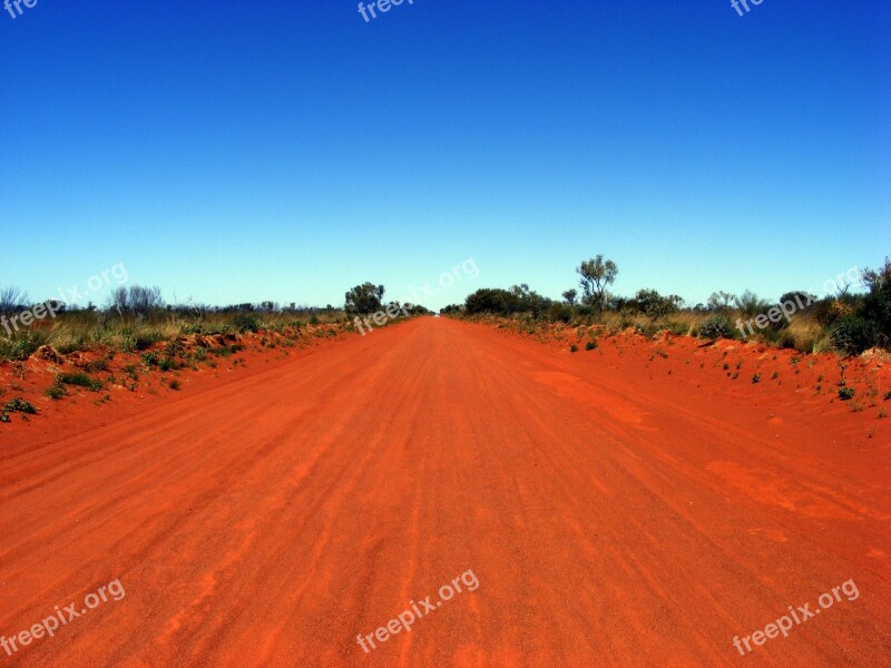 Red Centre Road Free Photos