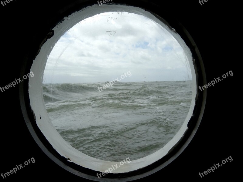 Porthole Sailing Vessel Sea Water Ship