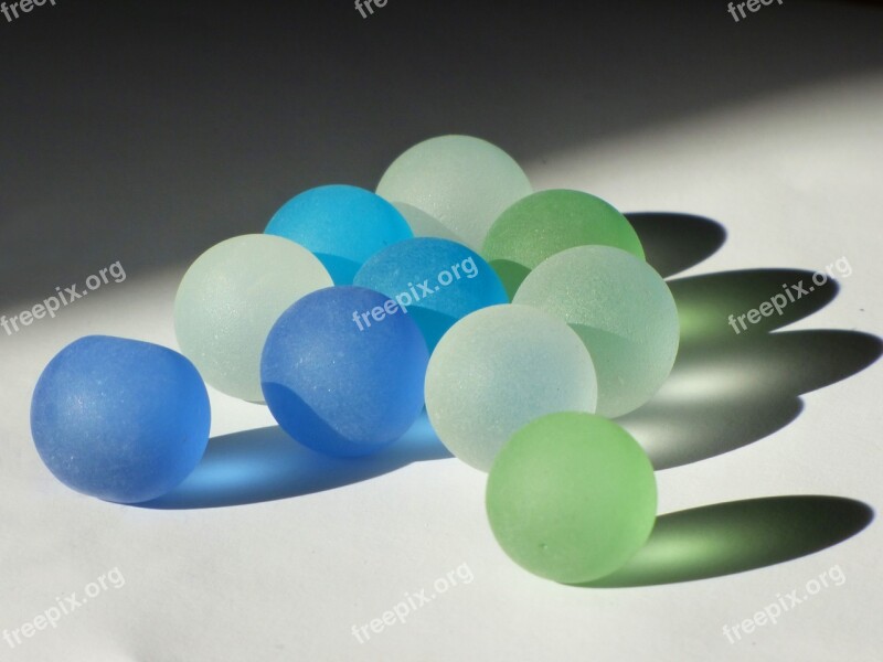 Marbles Crystal Balls Colors Shadow Decoration