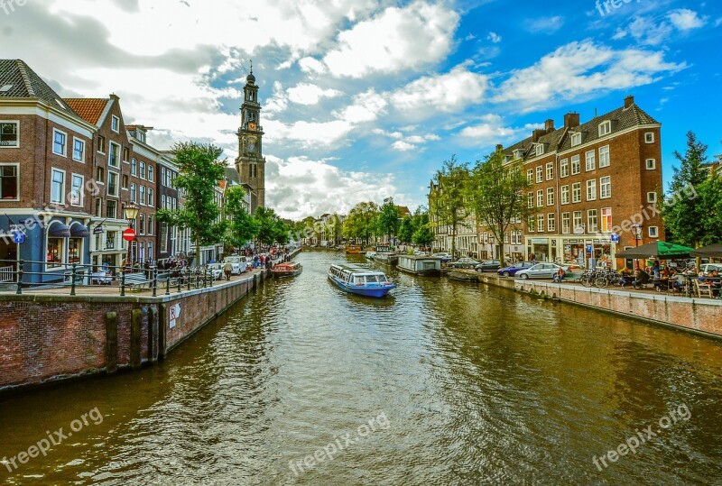 Amsterdam Canals Boat Dutch City