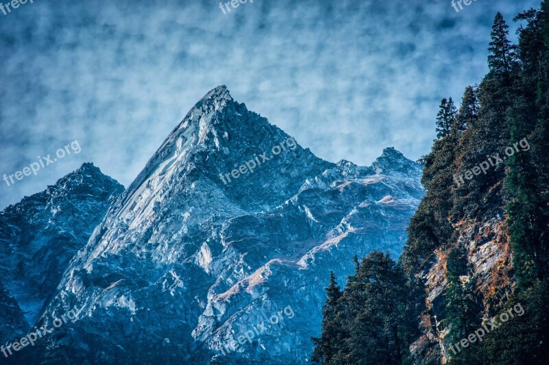 Manali Himalayas Quiet Backdrop Landscape