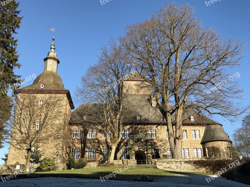 Burg Fast Mountain Castle Castle Castle Knight's Castle Middle Ages