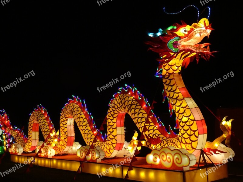 Chinese Festival Of Lights Dandenong Victoria Dragon Lanterns