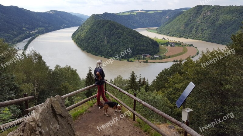 Danube Loop Danube Upper Austria View Hiking