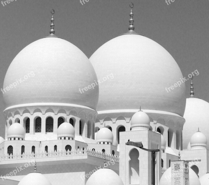 Dubai Emirates Mosque Free Photos