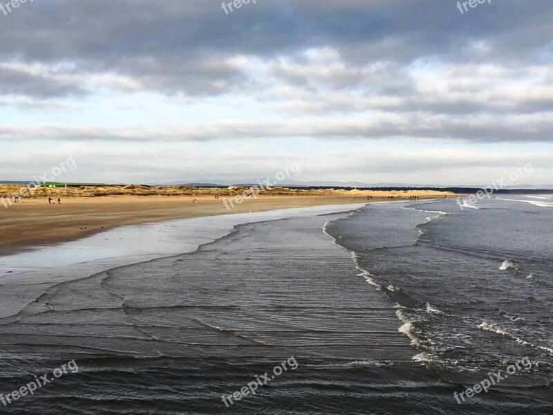 Scotland St Andrews Coast Sands Beach