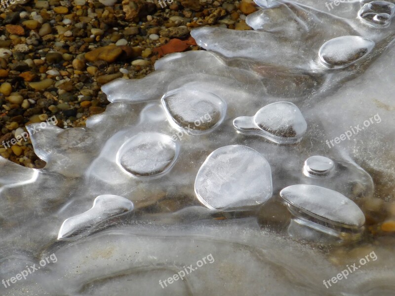 Winter January Ice Water Frost