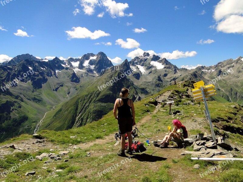 Mountain Hiking Jause Rest Viewpoint Gahwinden