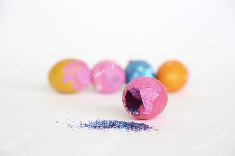 Eggs Easter Confetti Glitter Cascarones