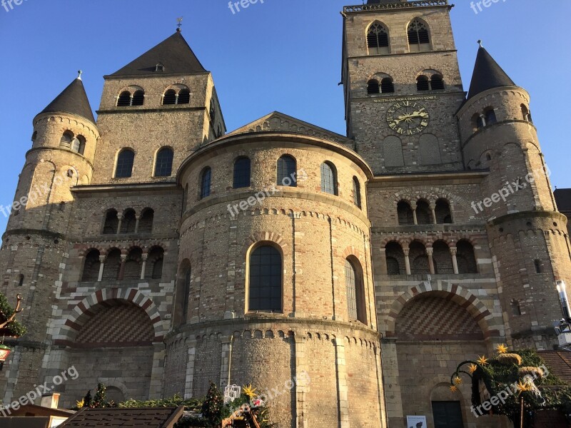 Trier Christmas Market Cathedral Square Der Dom Free Photos