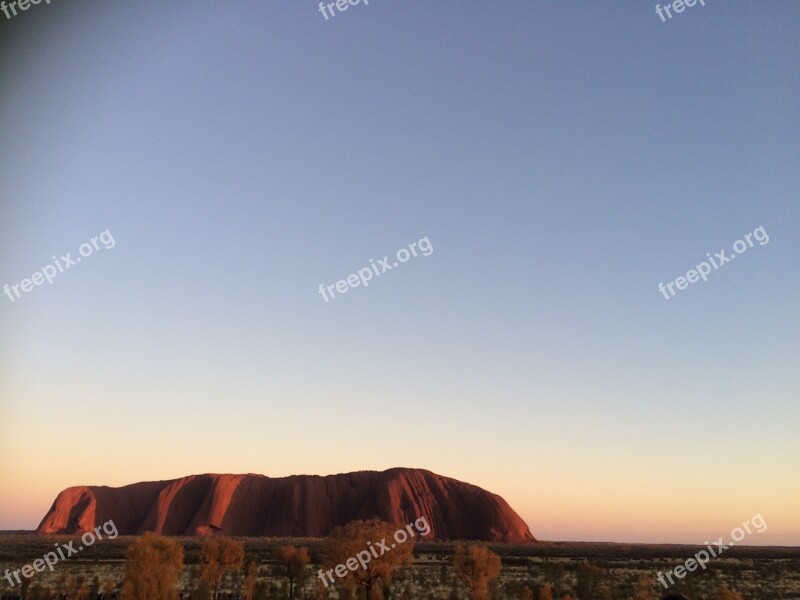 Uluru Australia Outback Ayers Rock Northern Territory