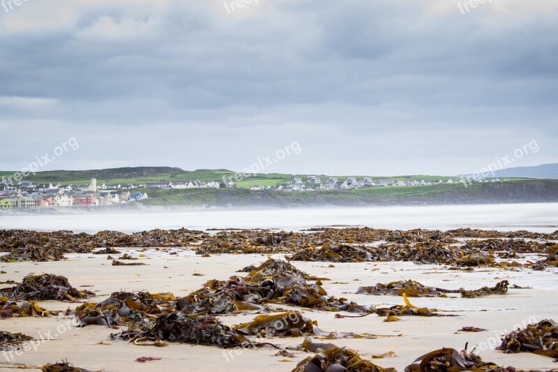 Ireland Clouds Sky Landscape Water