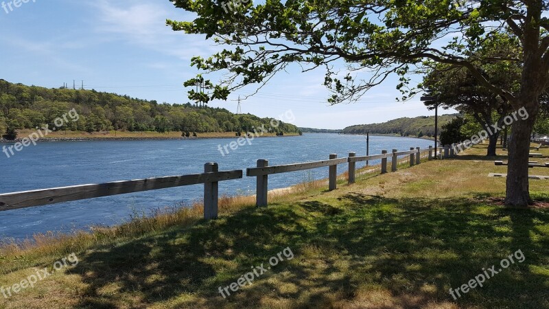 Cape Cod Canal Canal Massachusetts Free Photos