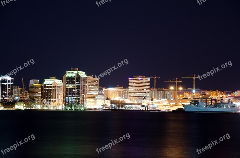 Halifax City Skyline Nova Scotia Downtown