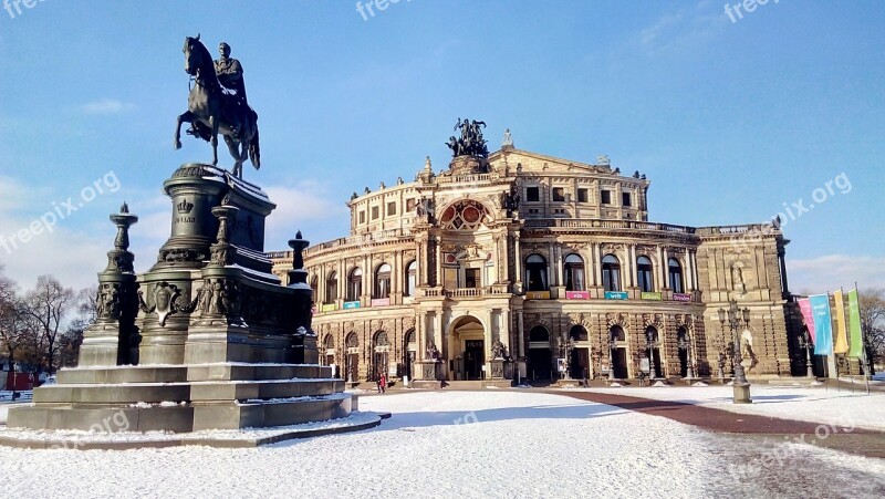 Dresden Zwinger Semperoper Altstadt Lipsiusbau