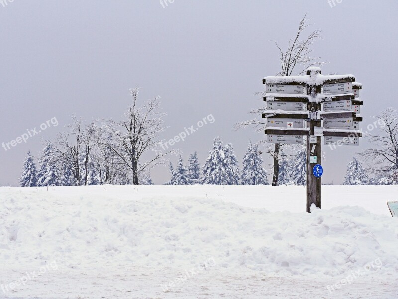 Trail Snowy Impassable Hochsauerland Kahler Asten