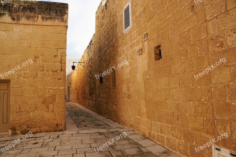 House Malta Mdina Building Architecture