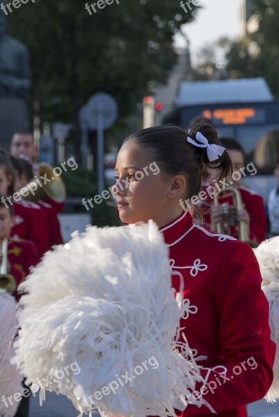 Cheerleader Girl Young Uniform Dancer