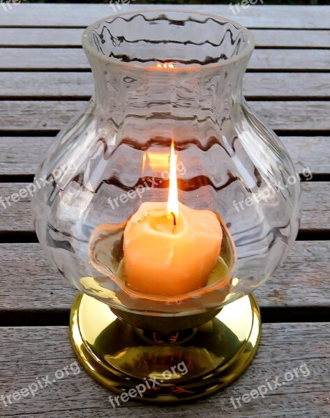 Windlight Candle Light Wax Flame