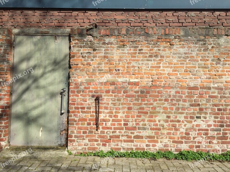 Old Wall Bricks Old Crumbled Structure