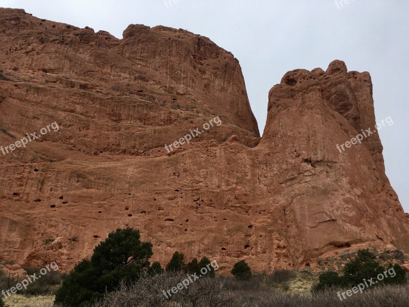 Colorado Garden Of The Gods Rock Landscape Park