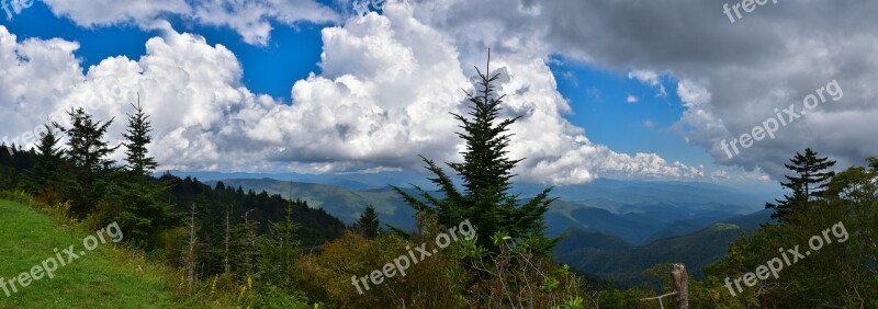 Landscape Mountains Nature Sky Clouds