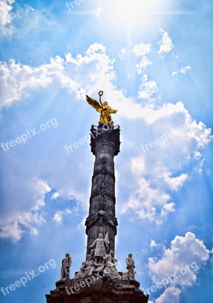 Mexico Mexico City Angel Urban Monument