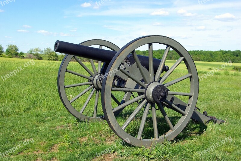 Gettysburg Cannon Cannon Artillery Battlefield Gettysburg