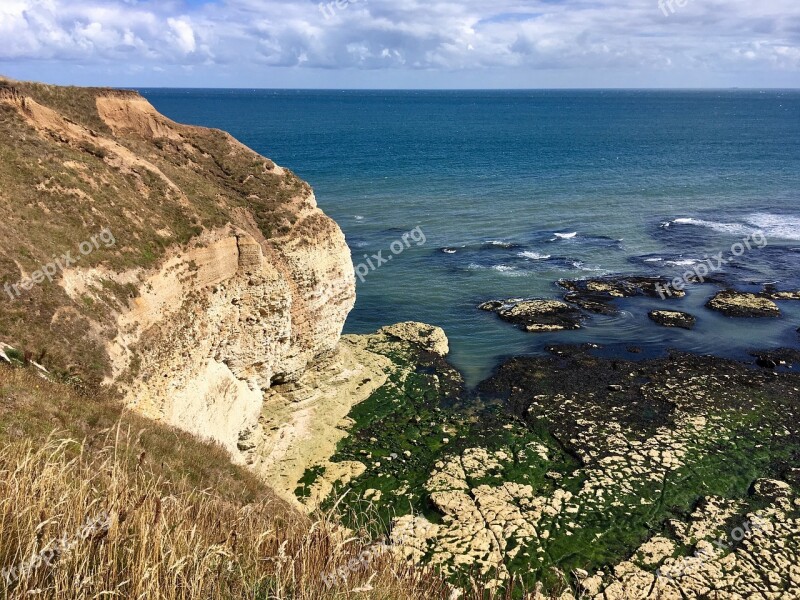 Cliffs Coastline Coast Sea Ocean