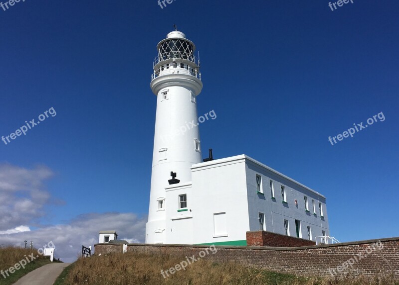 Lighthouse Seaside Flamborough Yorkshire Coast Yorkshire