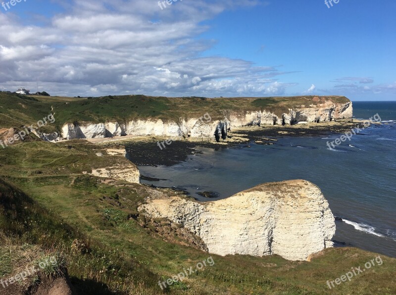 Flamborough Yorkshire Coast Coast England Seascape