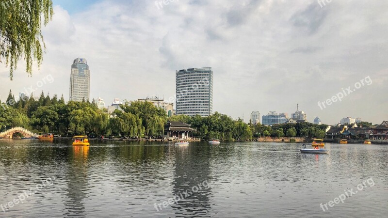 Moon Lake Ningbo China The Scenery Free Photos