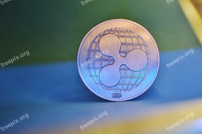 Coins Cryptocurrency Ripple Xrp Virtual